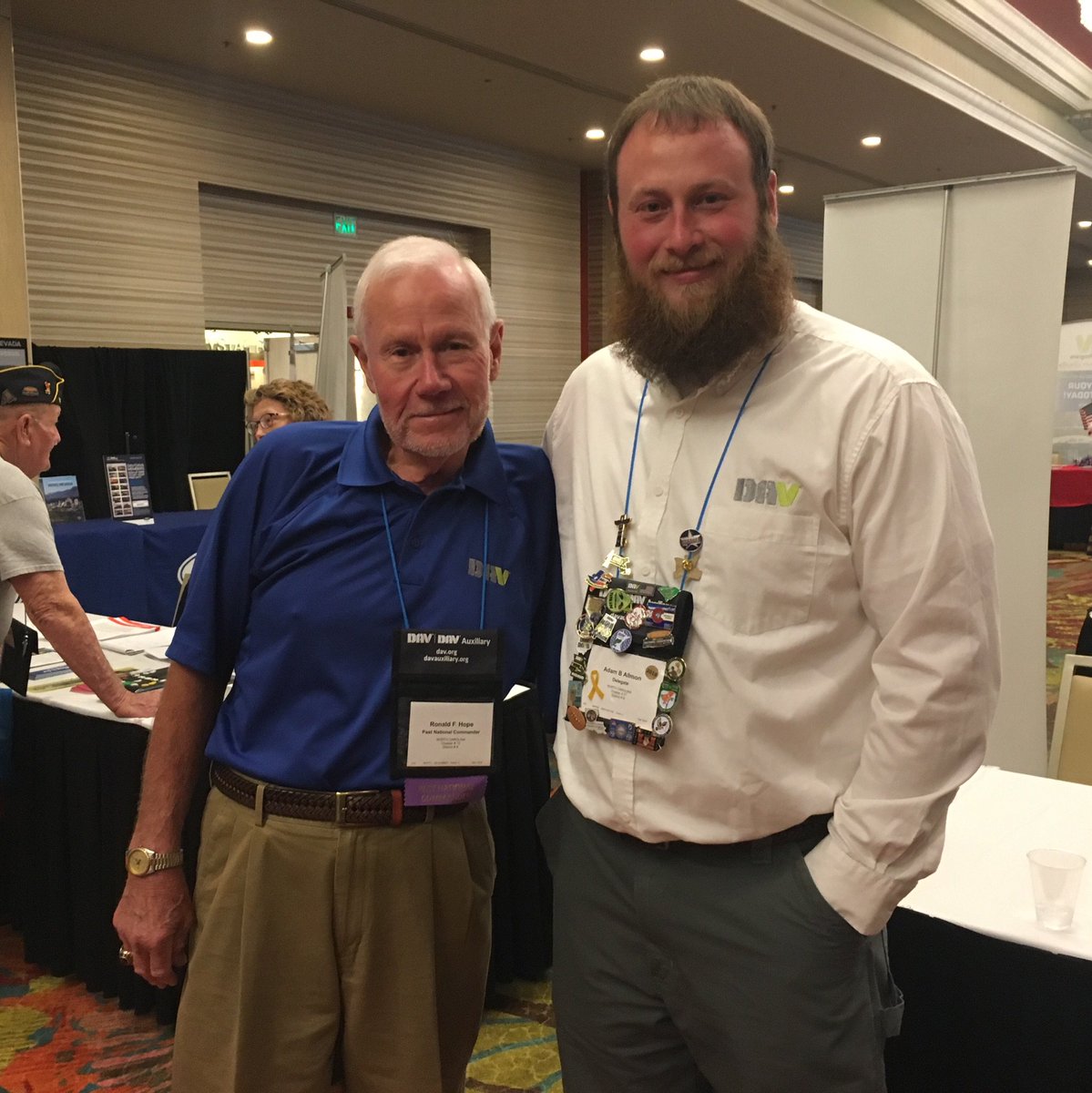 .<a href="/DAV_NCarolina/">DAV North Carolina</a> is here at #DAV97th! What other states do we have with us?