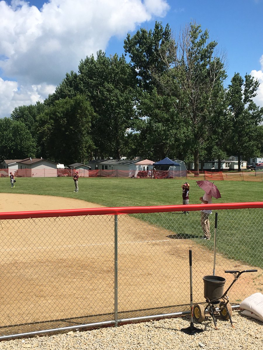 If this was basketball I'd tag it with #aaubingo , but maybe #umpirepoppins will work. It's hot out there!!  <a href="/KVanDeWalker/">Kirby VanDeWalker</a>