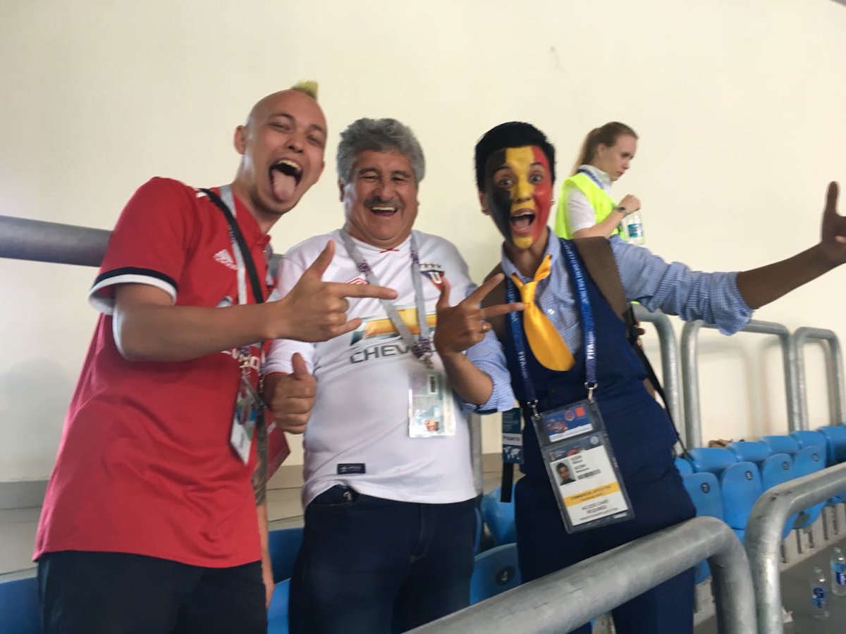 WayQuito's tweet photo. Los #ViajerosFutboleros disfrutando los últimos días de #Rusia2018 https://t.co/TSAVsm4z1X