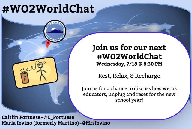 artwithmslopez's tweet photo. Yes, it's summer☀️ AND there's an upcoming #WO2WorldChat  🗣 Wed. 7.18 If you're tagged, guess what? You're it! Save the photo &amp; tweet it out tagging 10 new #WO2World tweeps! Let's get the word out! Here are the ques: https://t.co/WkVruC9Syz
#wotweechers https://t.co/Ck5fvr9lkJ