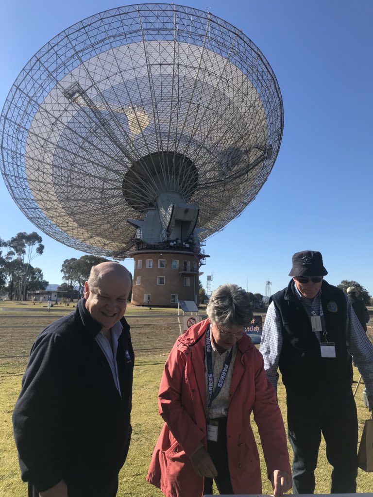 Happy birthday Dame Jocelyn Bell Burnell at the Parkes Dish 