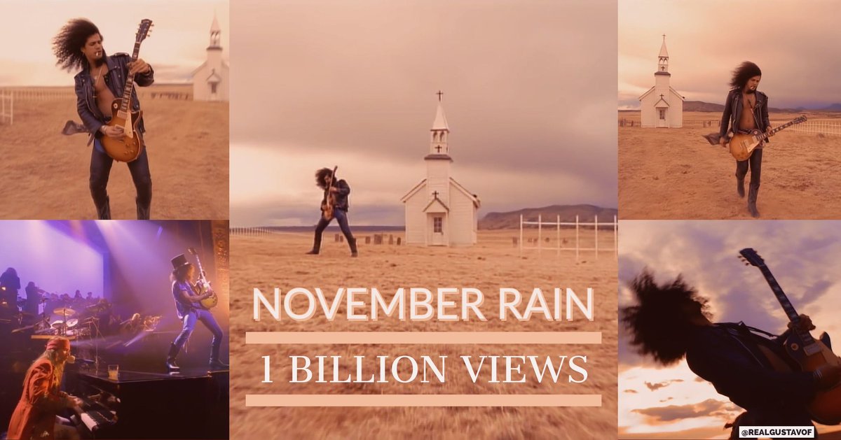 RealGustavoF's tweet photo. "Cause nothing lasts forever
And we both know hearts can change
And it's hard to hold a candle
In the cold November rain"

#GnFnR 🤘#NovemberRain1Bi https://t.co/zJkqP1JSTd