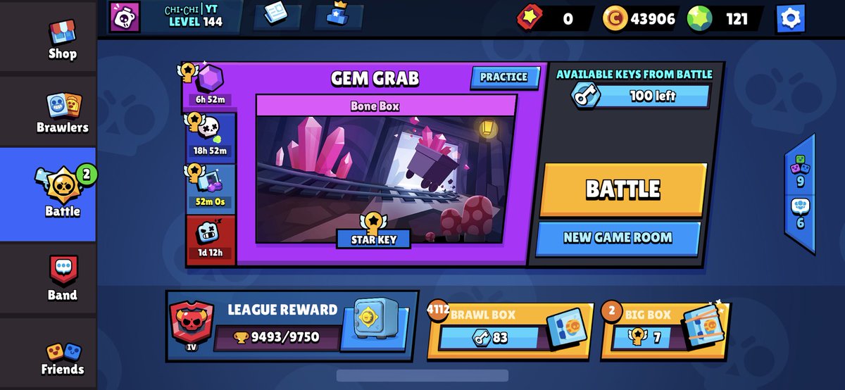CHIMOBILEX's tweet photo. Finally made it back to 4K Brawl Boxes in @BrawlStars! Now the push to collect 5K can begin! #brawlstars #BrawlBoxes https://t.co/eIrhwskNR5