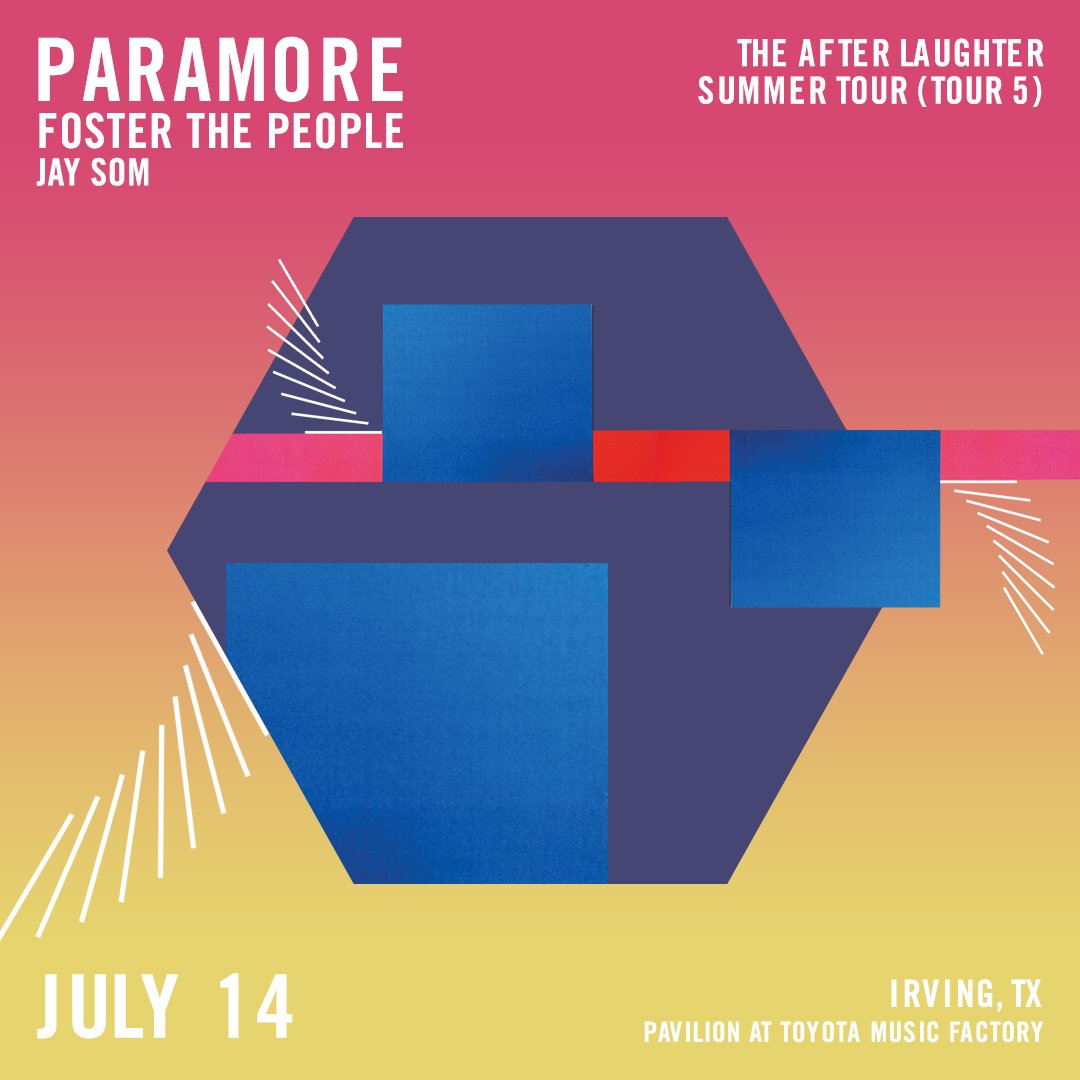 paramore on Twitter "Show 21 Irving, TX at Pavilion at Toyota Music