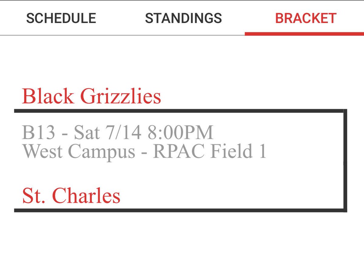StCharlesLax's tweet photo. Brackets have been updated. Summer Cards back in action on RPAC Field 1 at 8:00pm! The Ocho! Let’s Go! #G7A https://t.co/JAyfysfyGa