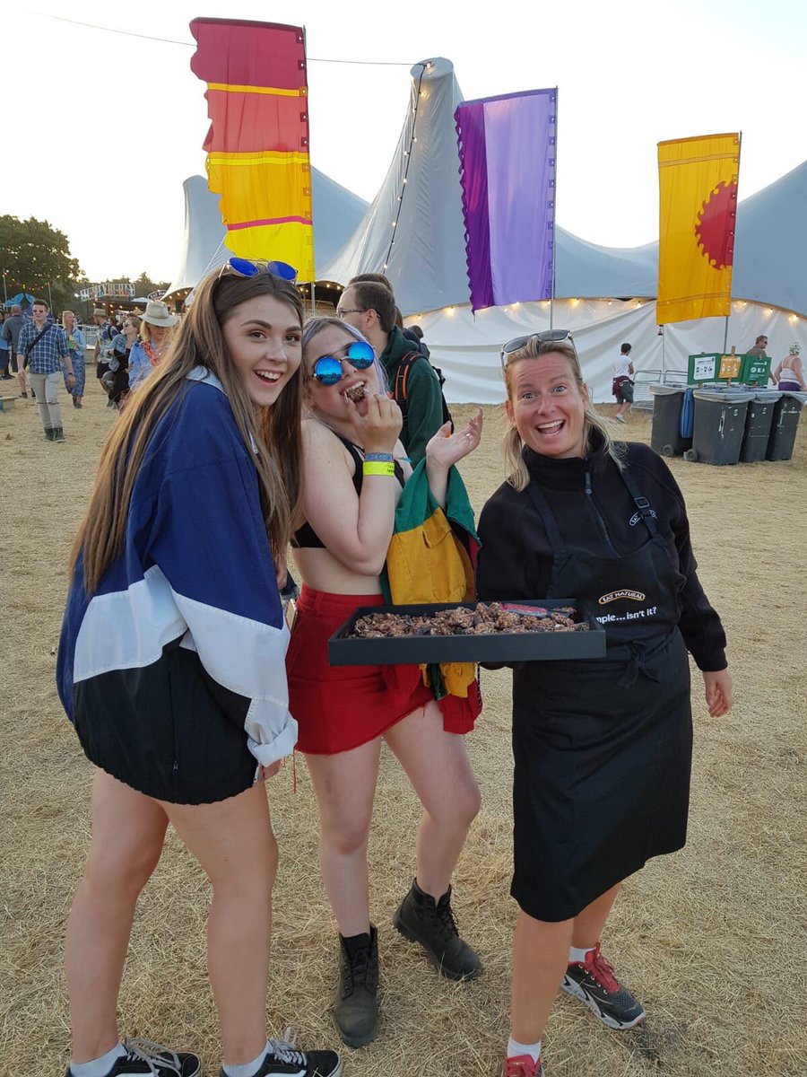 EatNaturalBars's tweet photo. Another brilliant day @LatitudeFest! Thanks to everyone who visited. Looking forward to more festival fun tomorrow...but now the lights are on and we’re ready to party! #makeryonthemove #latitudefestival #latitude https://t.co/a7jiA3H5wv