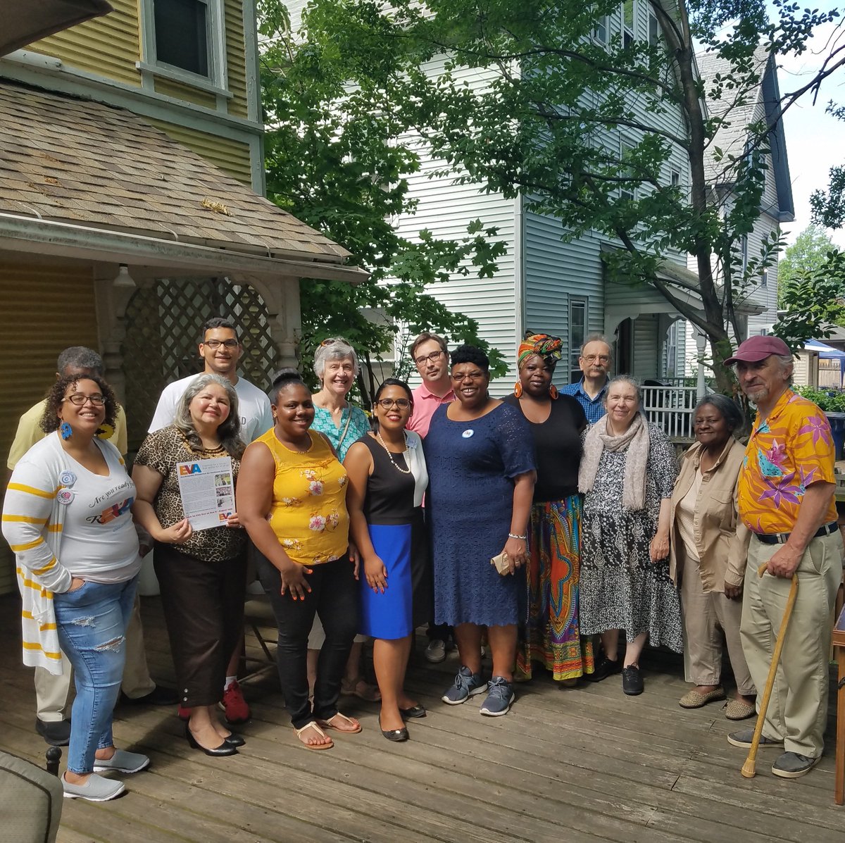 Knock knock? Who's there?

The EVA-lution... and it's taking on Connecticut, one door at a time!

Thanks to the phenomenal group of supporters who came out to canvass with us today in #NewHaven.