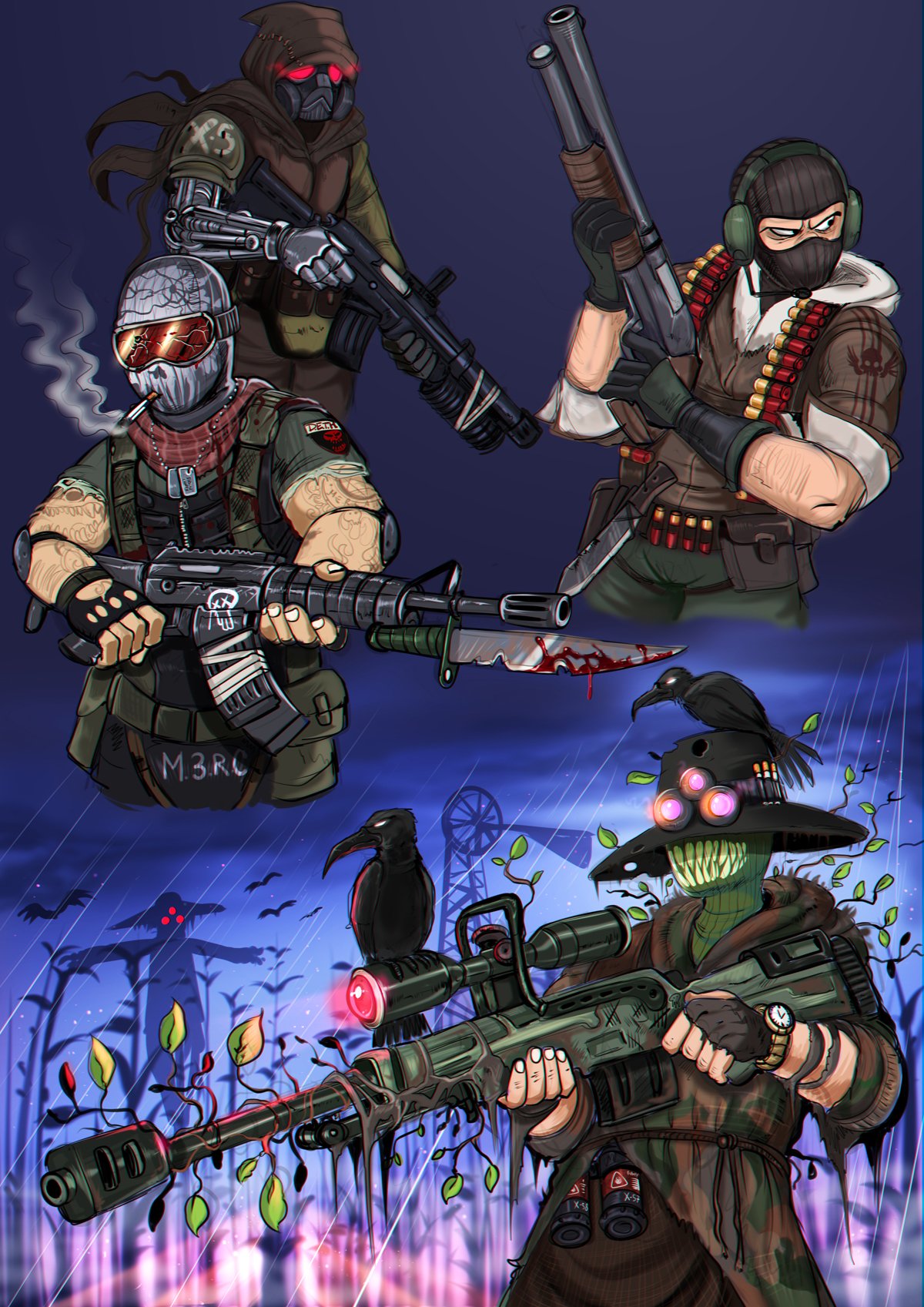 Σhädman💀 on X: Custom Mercenary sketches. t.coz4bSPbC6Jb  X