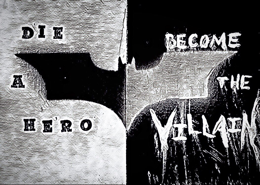 createXnight's tweet photo. Die a #hero // Become the #villain #createXnight https://t.co/yTvZMcoN5R