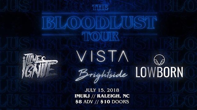 LowbornBand's tweet photo. Stoked to be back at @imurjraleigh tomorrow! Raleigh friends come hang out!
.
.
.
#lowbornband #lowborn #emopop #rock #alternative #altrock #raleigh #nc #imurj #downtownraleigh #eastcoast #d0d https://t.co/3bcGV1Wk46