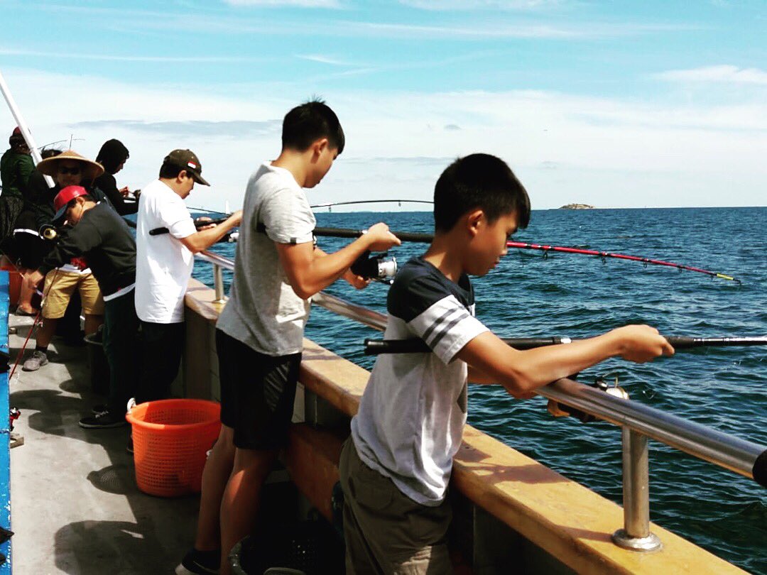 IndonesiaInCPH's tweet photo. This morning, Ambassador M. Ibnu Said together with Indonesia comunity in Denmark held the fishing competition ๐ฃ as a series of events to welcome the 73th Indonesian Independence day celebration ๐ฎ๐ฉ
.
#rangkaianhutri73
#lombamancing
#mancingmania
#kbricph https://t.co/7W4vQdeXPc