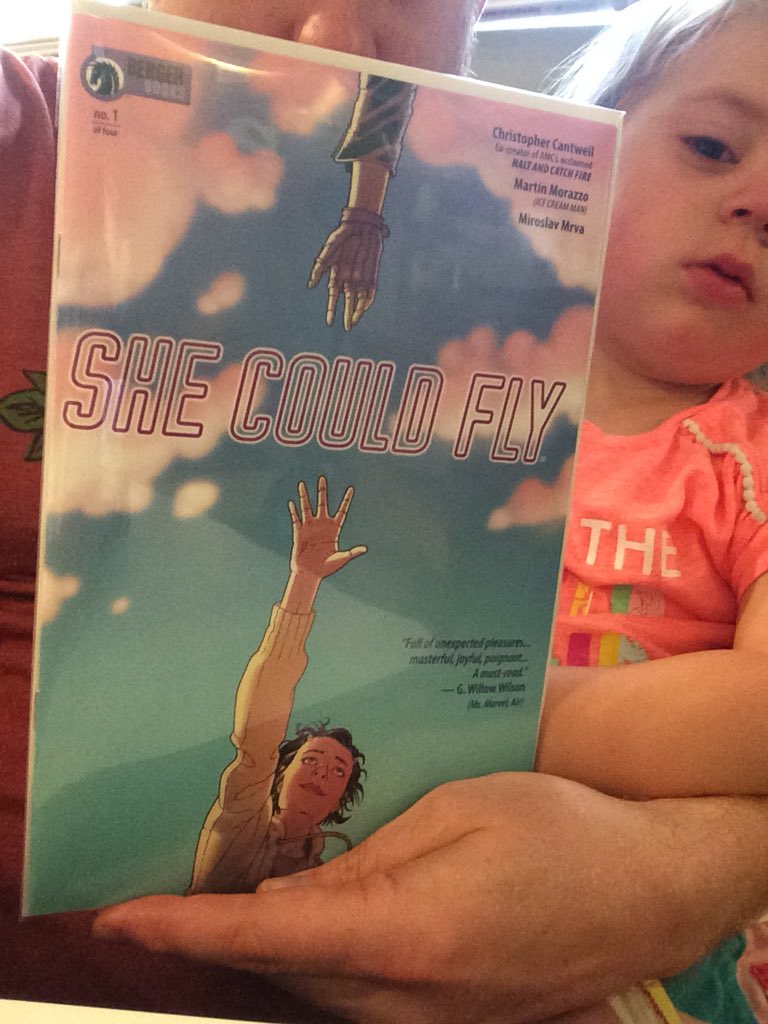 She Could Fly #1 really hooked me!

This book has seriously gorgeous art and a gripping story that’s like a mash-up of Stranger Things and Heroes. 

Great job @ifyoucantwell @martinmorazzo #MiroslavMrva   & @karenpberger ! I can’t wait for issue #2 🤩