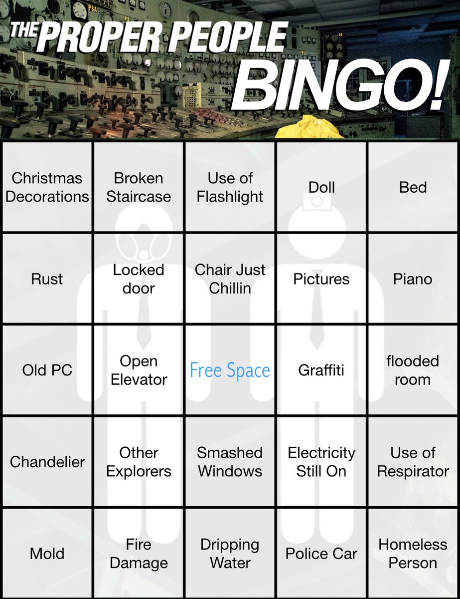 The first <a href="/TheProperPeople/">The Proper People</a> Bingo is out! Have fun playing! 😃