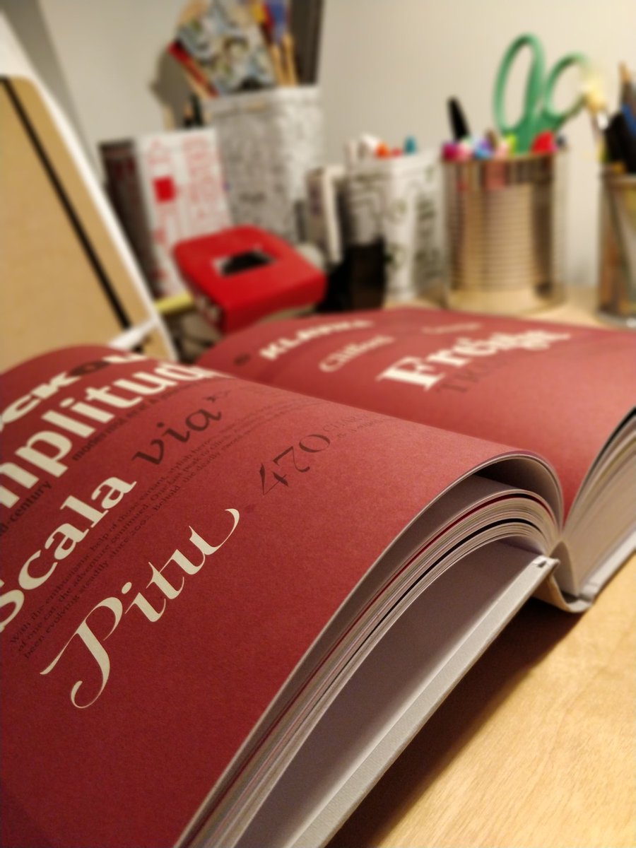 itstimformation's tweet photo. It's finally arrived, hooray! So far it looks pretty sweet. Great outcome, thanks to @elliotjaystocks! The battle of the binders was totally worth it! #8FacesCollected #8Faces #typography https://t.co/EGO05O88UA