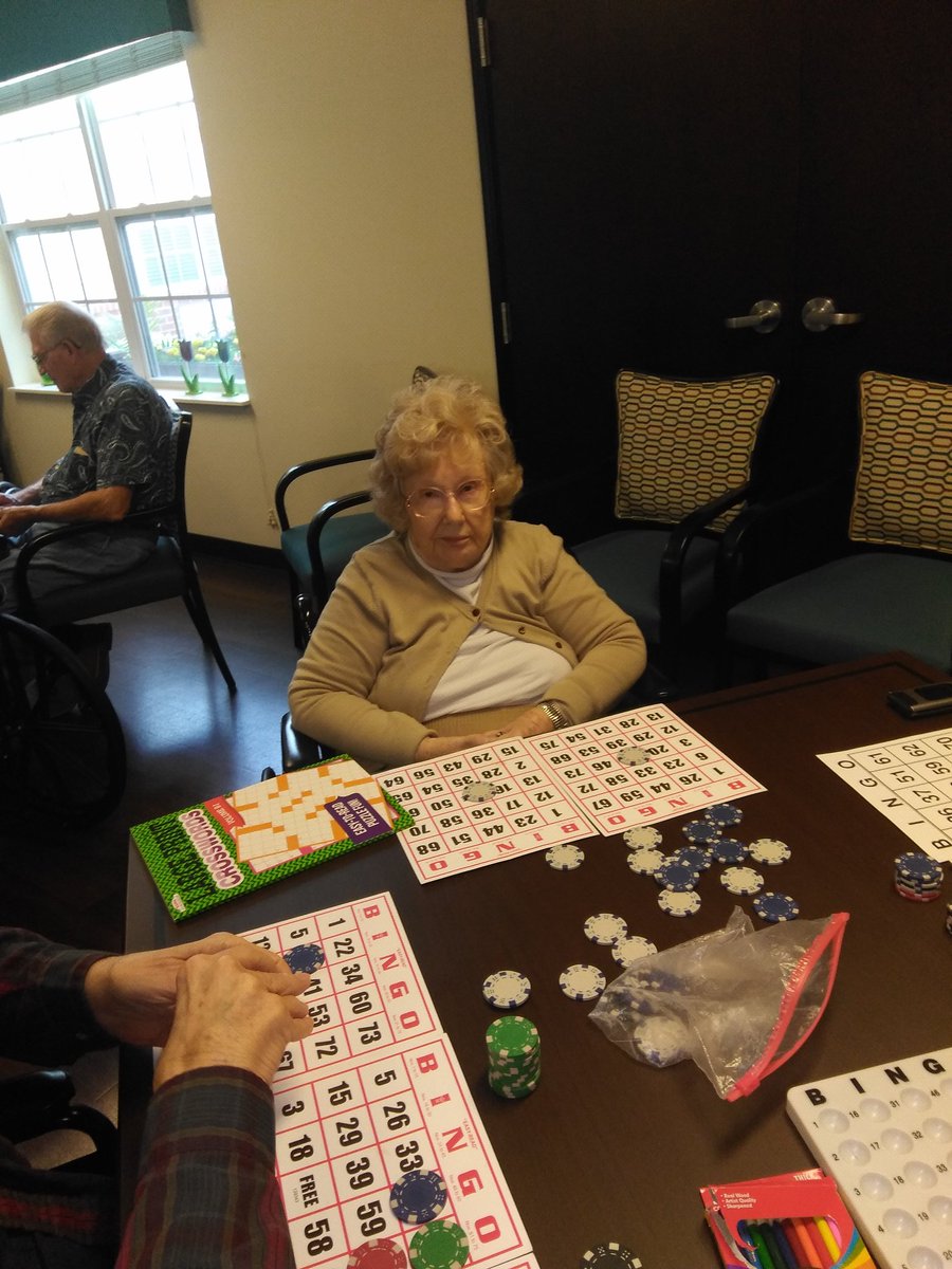 WillowsatFF's tweet photo. Life's more than BINGO @WillowsatFF However, with a full house turn out, who could turn down a few rounds? #TrilogyLiving #beyondbingo #lifeenrichment #familylife https://t.co/dIyuDapKvw