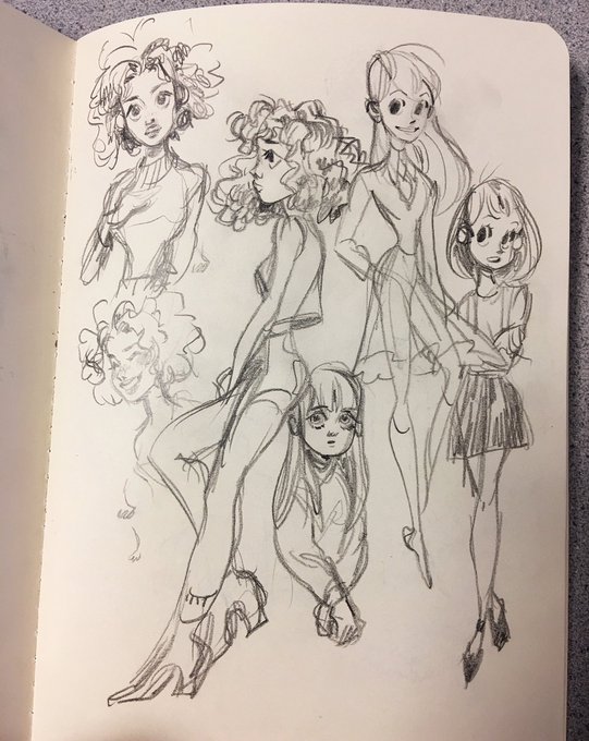 Lazy girl doodles #myart #characterdesign #sketchbook 