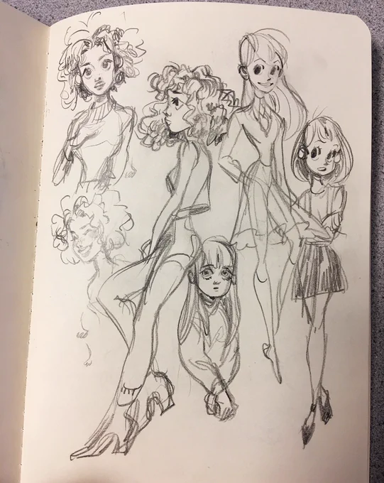 Lazy girl doodles #myart #characterdesign #sketchbook 