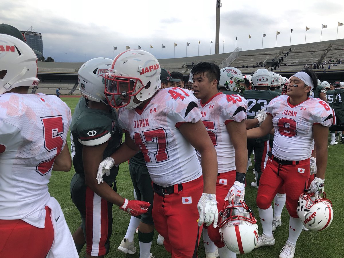公益社団法人日本アメリカンフットボール協会 Na Twitteru U19メキシコ代表戦は14対31で日本代表が敗戦しました Americanfootball Ifaf U19日本代表 Global Wifi