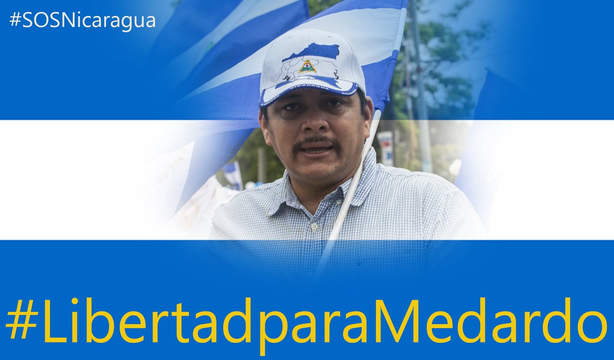jmejiap's tweet photo. #LibertadparaMedardo #SOSNicaragua https://t.co/RCzI001Nuq