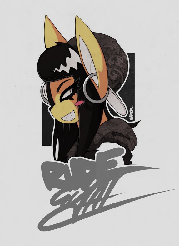 KieshaBitchVale's tweet photo. "Don't piss me off and we cool. Maybe."

-Hot headed canine
-Always armed as a precaution
-Cold exterior, but she's (kinda) friendly to friends
-Won't hestitate to hurt or kill you if you piss her off

"Get my name around, why don't cha?" https://t.co/lbo74RWeQQ