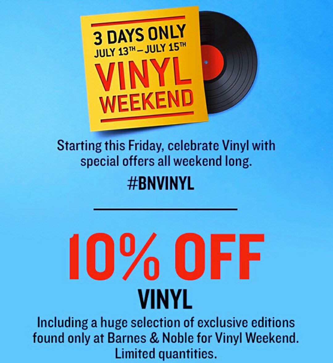 Barnes Noble On Twitter Music Lovers Bnvinyl Weekend Is In