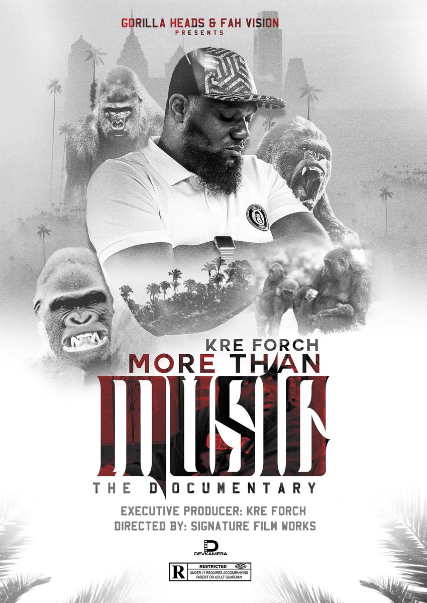 KreForch's tweet photo. #MoreThanMusic The Documentary... asap! #ItsMyGo #GorillaHeads🦍 #Forchman #fahvision🔮 #NewEP #RealPhilly art by @devkamera THANK YOU to everybody that participated in this solid body of work. Thanks to all my true fans, supporters, and believers that waited patiently. #StayPut https://t.co/0dRTQbUpP2