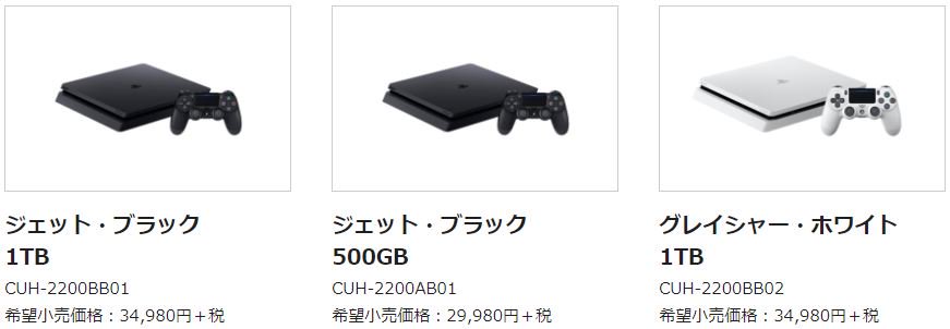 O Xrhsths れんか Sto Twitter Ps4本体の黒500gb 1tbと 白1tbの型番が6月末 7月上旬に変わりました Cuh 20 今回も何が変わったのかわからない程度のマイナーチェンジとなります これを書いてる時点では 通販はビックカメラ等の一部ショップでしか売っていませ