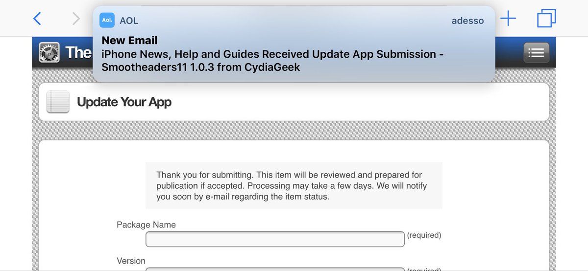 CydiaGeek's tweet photo. I’ve just submitted #Smootheaders11 New Update to #BigBoss Repo! Enjoy 😉 👽
Version 1.0.3
- Added the option to Remove the No Older Notifications Text from the LockScreen and Notification Center (Implemented My Tweak #coyNotif Available on My Repository). https://t.co/18LamLY5s4