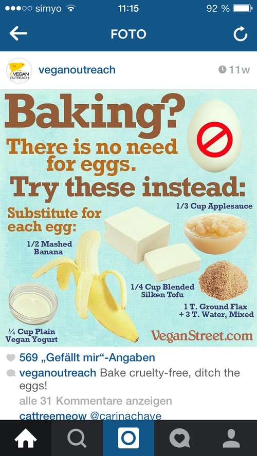 VeganAddicted's tweet photo. There is no need for eggs https://t.co/eJHpmBqAez