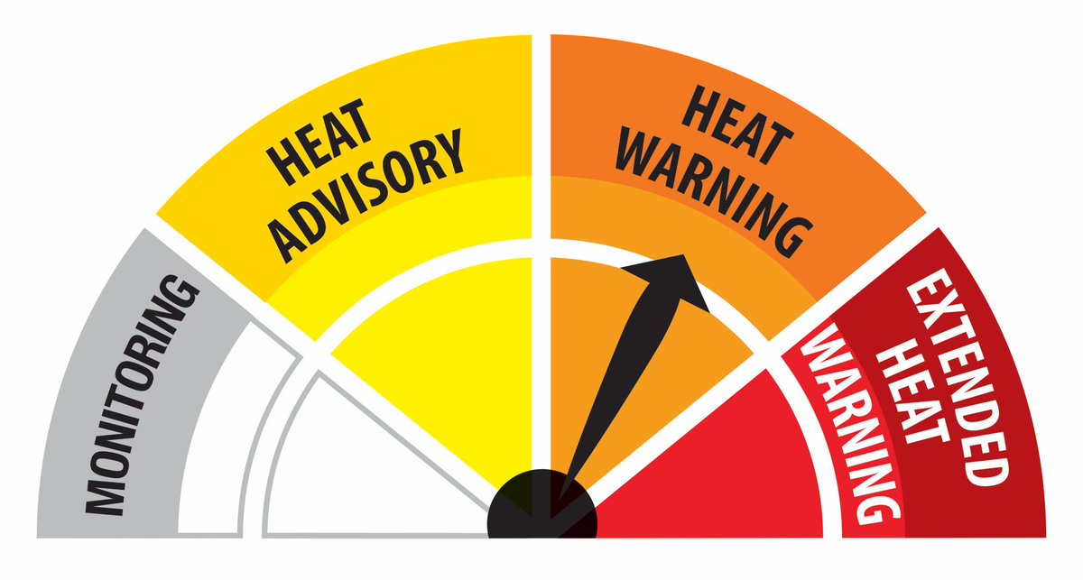 The Medical Officer of Health for the City of Hamilton has initiated a HEAT WARNING beginning on Sunday, July 15. The heat will affect #HamOnt Sunday &amp; Monday; high temperatures are expected to be in the low 30’s with humidex values near 40. Cool tips: hamilton.ca/heat