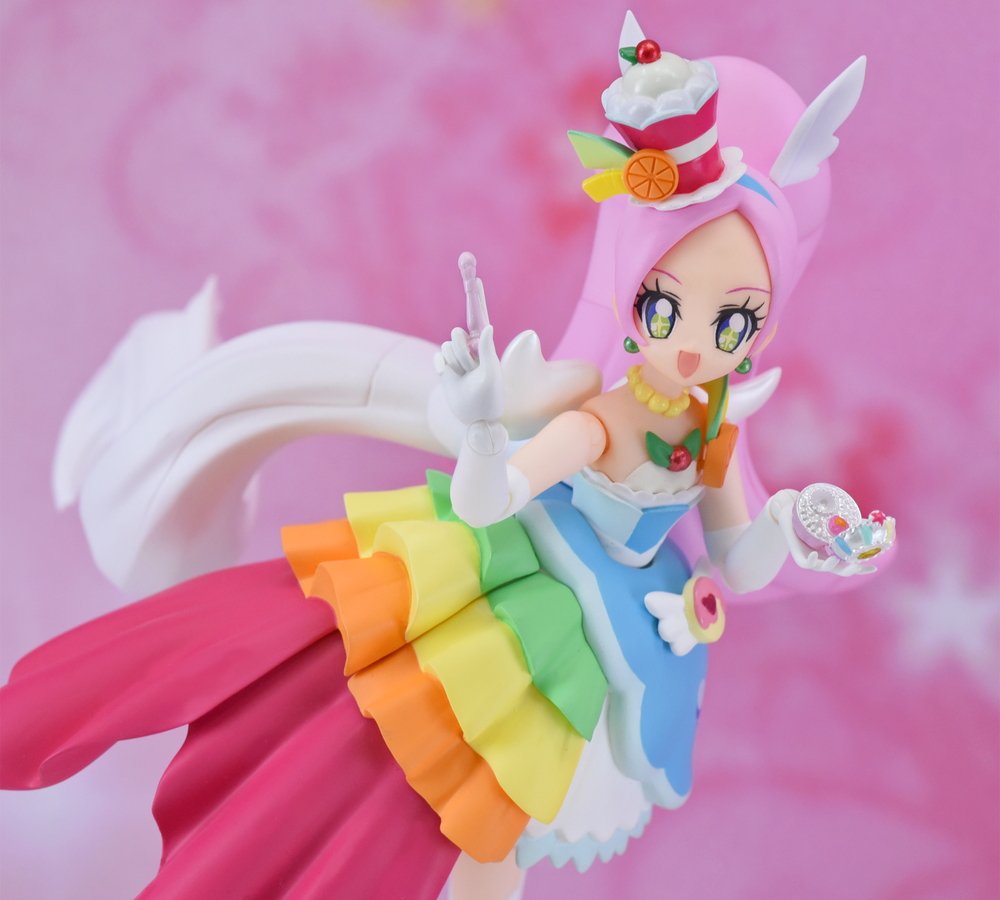キラキラ☆プリキュアアラモード フィギュアーツ カスタード、ジェラート S.H.Figuarts キュアカスタード＆キュアジェラートセット