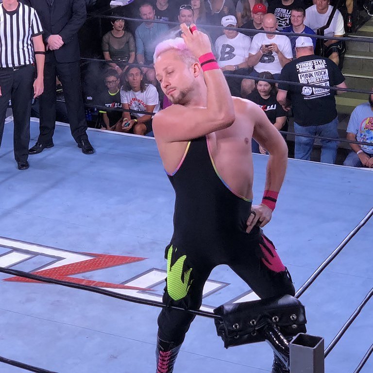MrKiKiRoberts's tweet photo. When your so #Fabulous....... enough said. 
#mlwfusion #wrestling #wrestler #gay #beauty #beautiful #mlw #pinkhair #hairspray #tv #tvtaping #colors #rainbow #pride #hair #whwm #gayboy #stw #setw #hog #wwe #roh #hoh #njpw #entrance #pop #lookatme https://t.co/BKD9RNfprt