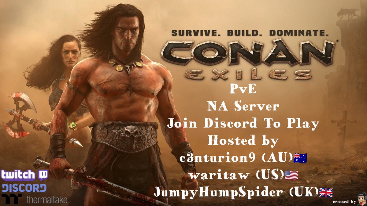 C3NTURION9's tweet photo. Another Sponsored Stream!!
https://t.co/U4pkYmos5m
@ThermaltakeAU @ConanExiles @TwitchAST @Retweet_Twitch @GameRetweeters @TwitchTVGaming @TwitchSharing @TwitchSharer @TwitchOnline @TwitchStream_RT @StreamRTwitch @TwitchNetworkin @TwitchSharer @TwitchTVOnline @TwitchCreative https://t.co/Raa5ealYn5