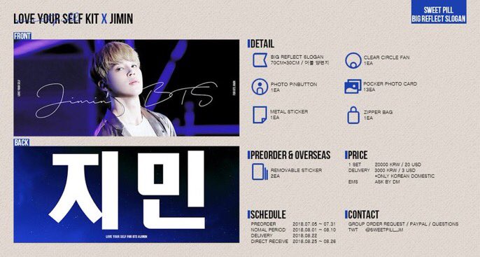 BTShopPH's tweet photo. [PH🇵🇭 GO | Pls RT]

✨LOVE YOURSELF CHEERING KITS
by @kimnamjooncom &amp; @SWEETPILL_JM 

🏷P1,150.00/set
*plus GO fees

📆Aug9
📝*Details/Form: https://t.co/JfWW8UmYPu https://t.co/CTgJRixRBW