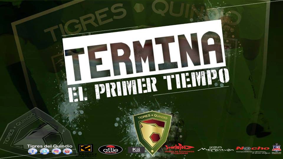TigresdeQuindio's tweet photo. Termina el primer tiempo
Icsin de Yumbo 4 🆚 Tigres del Quindío 0
Vamos tigres
#YoSoyTigresdelQuindio
💚💛❤️🐯⚽ https://t.co/lbLraRrKEh