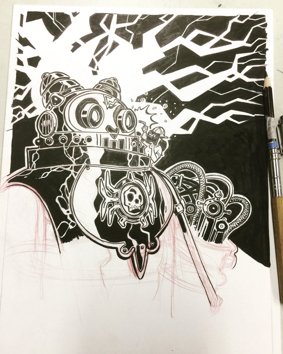 EdwinBickford's tweet image. Started working on the detached arm before bed tonight #Robot #robotrepair #illustration #drawingoftheday #EBB3 #artwork #artistsoninstagram #artist #comics