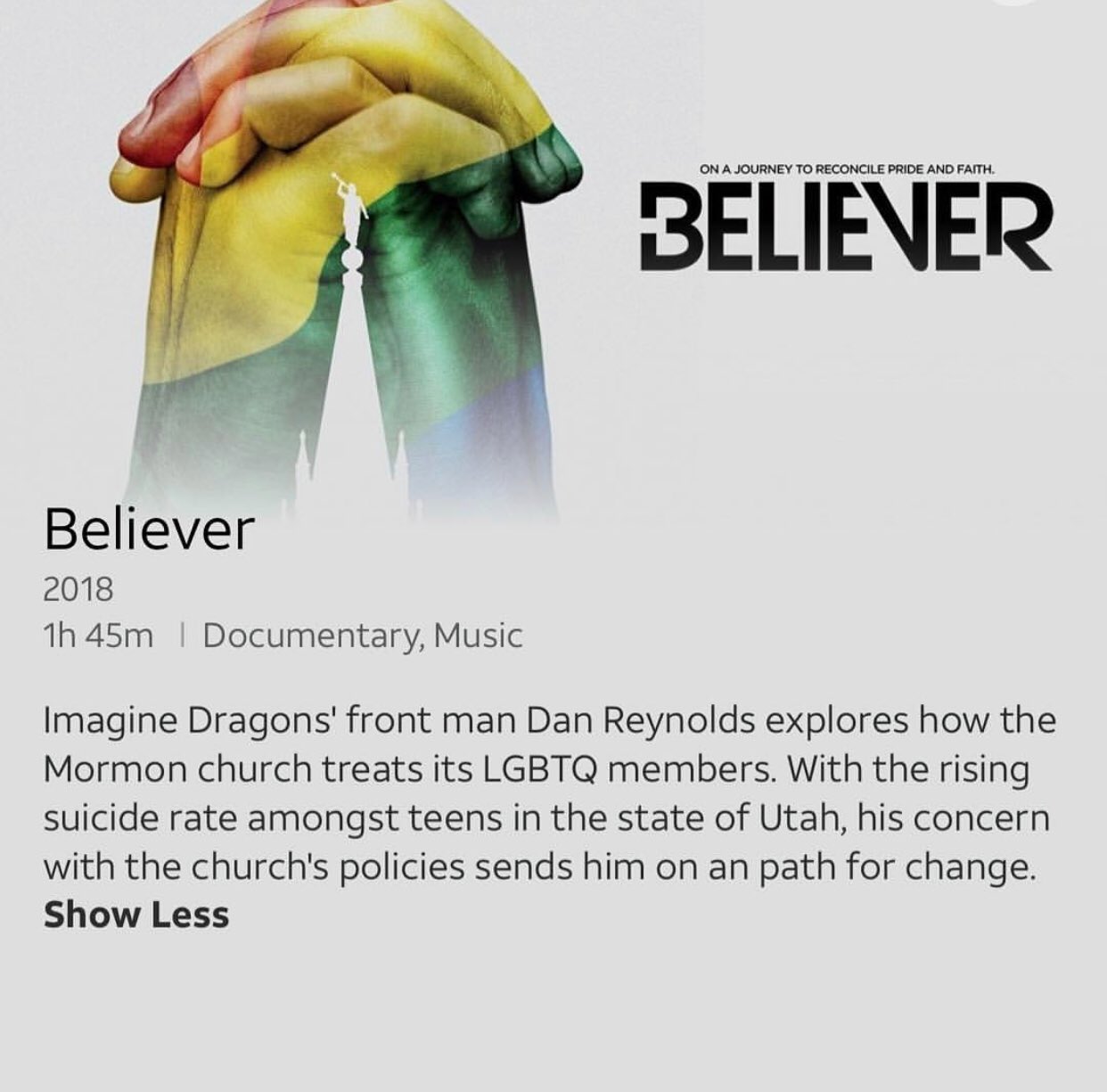 Karamo Brown on Twitter: "Just watched the #BelieverDoc and it was