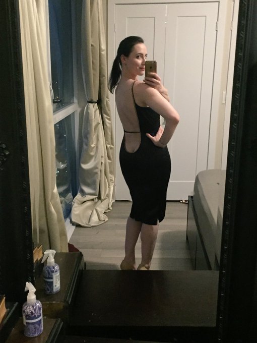 &ldquo;The Dress&rdquo; rides again! My god it still fits (despite a food baby too)! https://t.co/iR0jBRzbpe