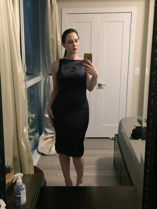 &ldquo;The Dress&rdquo; rides again! My god it still fits (despite a food baby too)! https://t.co/iR0jBRzbpe