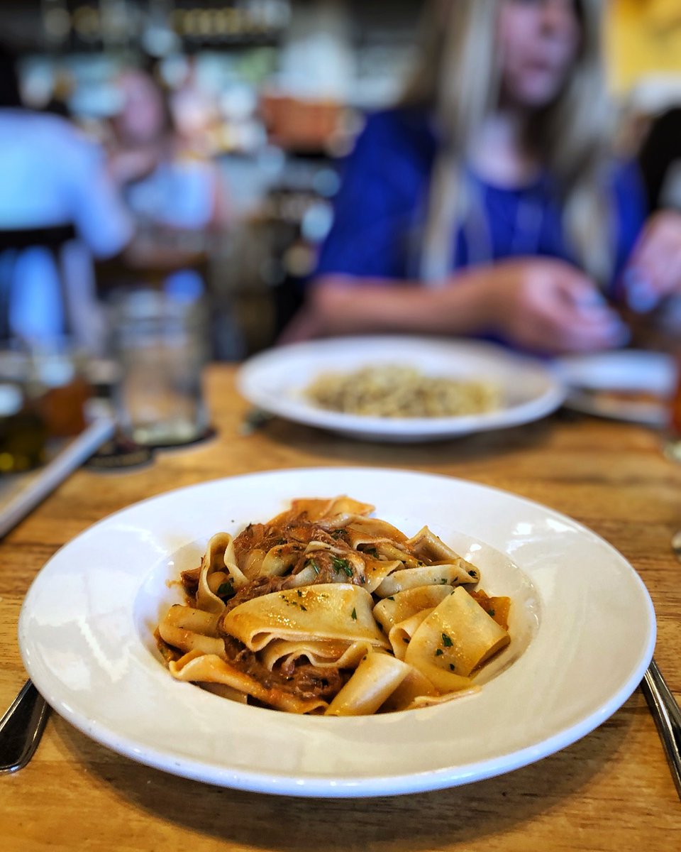 Pappardelle, smoked pork, mascarpone, apples <a href="/PastariaSTL/">PASTARIA</a>