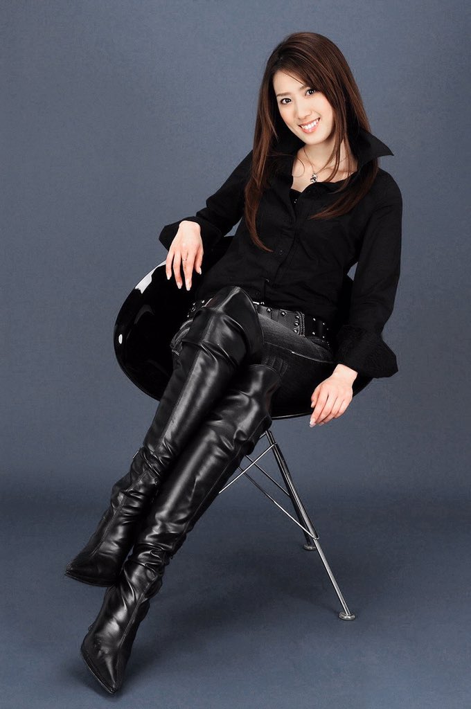 girl boots Asian Big perfect asian tits