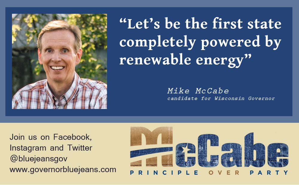 embee503's tweet photo. @McDenimRebel knows what we need in #Wisconsin Time for a Change. A big change. Vote for Mike McCabe on Aug 14th.
#daretodream #peoplepowered #mcCabe4gov #teamMcCabe
#wigov #wipolitics @BlueJeansGov https://t.co/Rjrlp3LUYD