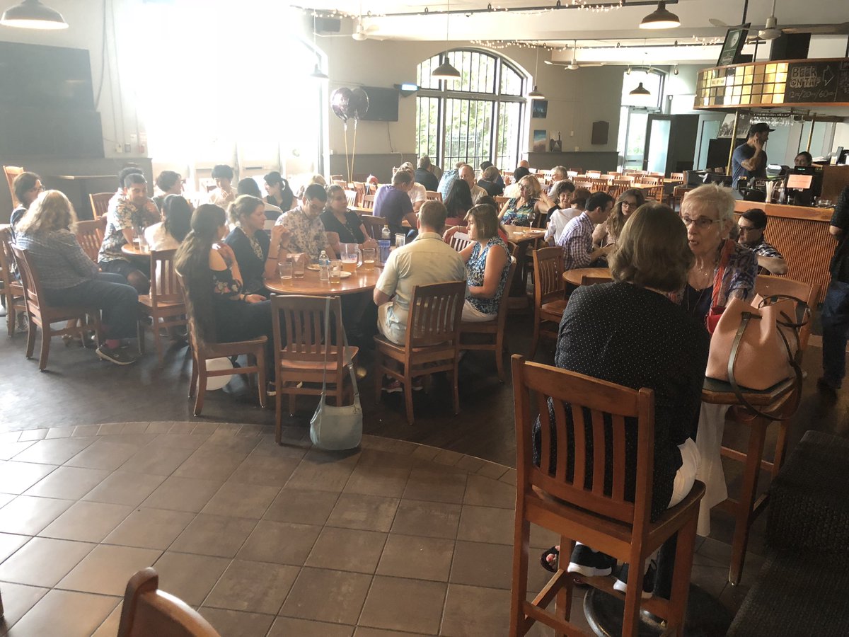 BeierLab's tweet photo. After-symposium reception for Dr. Jeff Dixon! Well deserved retirement after countless contributions to Canadian bone and joint research, patient engagement, and mentoring! @westernuPandP @westernuBJI @SchulichMedDent https://t.co/cyhfIYU9nL