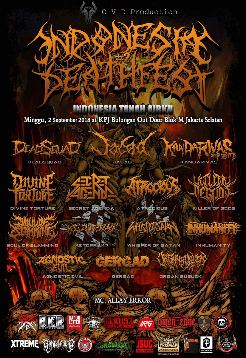 ADE OVD (@ortodeus_bm) on Twitter photo Indonesia Death Fest#2 ,2/9/18
<a href="/DEADSQUAD_Band/">DeadSquad Official</a> <a href="/Jasad_bdm/">JASAD OFFICIAL</a> @TheKandarivas <a href="/ORTODEUS_BM/">ADE OVD</a> <a href="/DapurLetter_/">\m/</a> <a href="/DEADBARBAR/">_</a> <a href="/allayerror/">thedeadlymicrophone</a> <a href="/BijiKopiRecords/">Biji Kopi Records</a> <a href="/undergroundsync/">#Musik_Metal_utk_Semua</a> <a href="/XtremeMerch/">X T R E M E 𖤐₆₆₆</a> <a href="/GerilyaMagazine/">Gerilya Magazine</a> <a href="/IDDMinfo/">IDDM</a> @patblast Indonesia Death Fest#2 ,2/9/18
<a href="/DEADSQUAD_Band/">DeadSquad Official</a> <a href="/Jasad_bdm/">JASAD OFFICIAL</a> @TheKandarivas <a href="/ORTODEUS_BM/">ADE OVD</a> <a href="/DapurLetter_/">\m/</a> <a href="/DEADBARBAR/">_</a> <a href="/allayerror/">thedeadlymicrophone</a> <a href="/BijiKopiRecords/">Biji Kopi Records</a> <a href="/undergroundsync/">#Musik_Metal_utk_Semua</a> <a href="/XtremeMerch/">X T R E M E 𖤐₆₆₆</a> <a href="/GerilyaMagazine/">Gerilya Magazine</a> <a href="/IDDMinfo/">IDDM</a> @patblast
