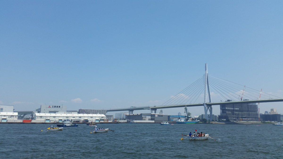 sarumame2034's tweet photo. 大阪港カッターレース大会の手伝いなぅ
めちゃくちゃ暑いわ☀😵💦 https://t.co/gsmI3VKFxb