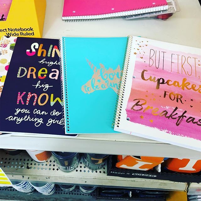iTeachSTEM2kids's tweet photo. In Walmart the other day and I totally got sucked into the school supply isle. It wasn’t even fully stocked - which is probably why I ended up noticing and BUYing these adorable spiral notebooks. No clue what I’ll use them for but I don’t care. 😍 #it… https://t.co/9Wyg8WrAdM https://t.co/LJUQonHtl1