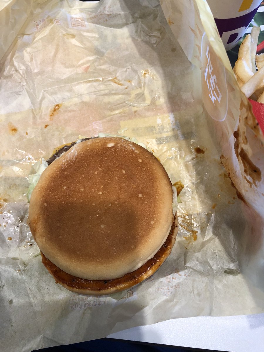 またハンバーガーが逆さまに入ってますね Twitter Search Twitter