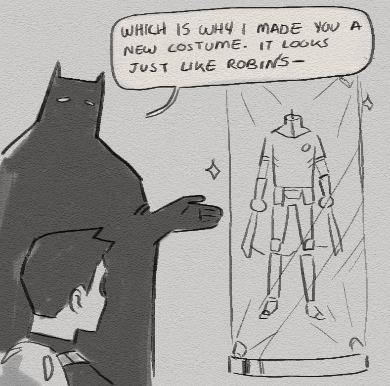 You cant say no to Batman, you might hurt his feelings #timdrake 