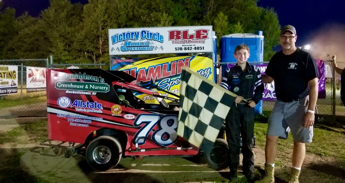 DFRacing78_77's tweet photo. @FRRacingTeam @FRRacingTeam "Can't believe my biggest 12 year old #slingshot racer fan from NJ #78 won 1st place the same night I did - again - for the 2nd time this season!" Congrats to @MartinTruex_Jr from Aidan &amp; your farm fans @DonaldsonFarms So proud of both of you! https://t.co/etYyAx6Rwn