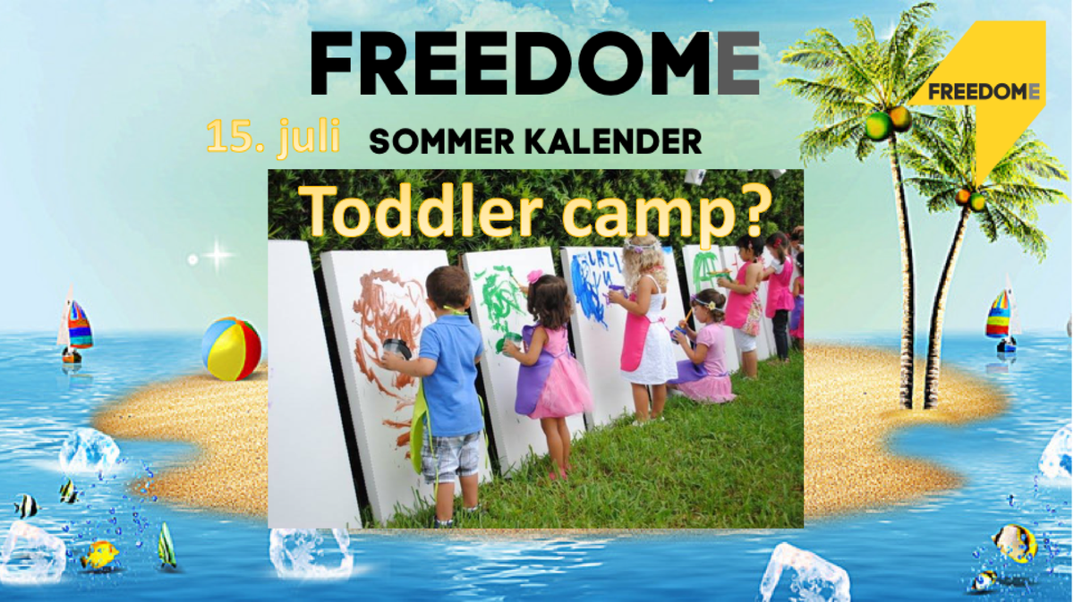 Hva får de som melder seg på toddler camp i gavepakke? første riktige svar vinner et Freedome penal 🤓